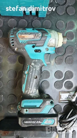 MAKITA HR166DSMJ, ударен гайковерт Makita TD110DSME - 10.8V Li-Ion, фенер Makita ML103, 10.8V - 12V , снимка 5 - Куфари с инструменти - 55613055