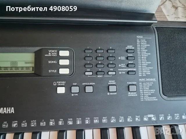 Продавам синтезатор YAMAHA PSR E-373, снимка 3 - Синтезатори - 55539806