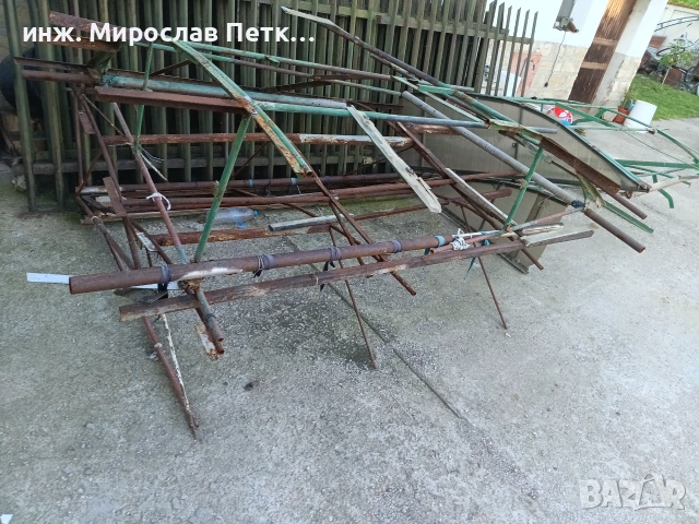 Конструкция за оранжерия и оградни пана