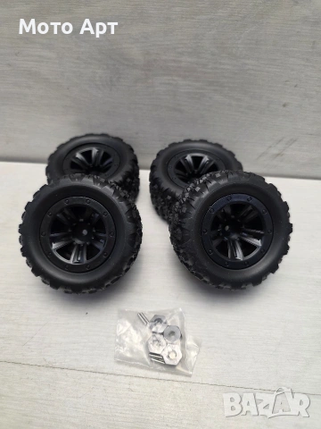 Универсални Гуми за RC РЦ Количка Колички 1/16 и 1/14 Хекс, снимка 4 - Електрически играчки - 48802115