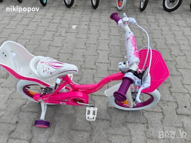 X Детски велосипед 14" FLOWER candy, снимка 3 - Велосипеди - 54395003