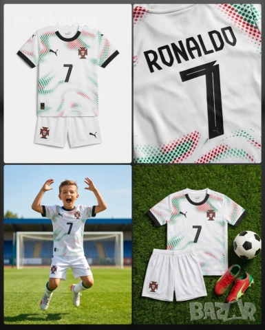 RONALDO 7 детско юношески футболни екипи PORTUGAL 🇵🇹 2026-27 година , снимка 16 - Футбол - 41351666