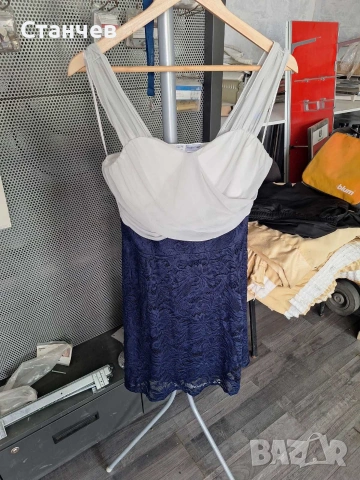 фициална рокля Bodyflirt (Bonprix) с дантела и шифон, размер L (EUR 40/42