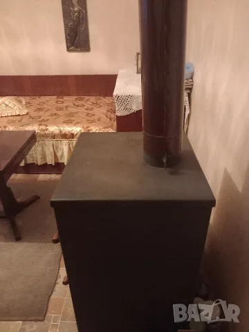 Печка-камина на дърва, използвана, запазена, снимка 3 - Камини - 55685586
