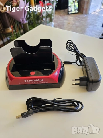 Tccmebius TCC-S867-DE Докинг станция за твърди дискове – SATA и IDE, USB 2.0, 2.5" и 3.5" HDD/SSD, снимка 8 - Други - 54977653