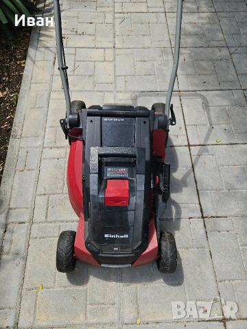 Акумулаторна косачка Einhell GE-CM 43 Li M; работи, повреден корпус
