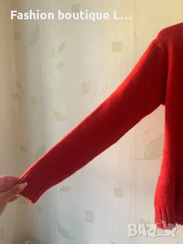 3 евро 💶 Нова с етикет дамска червена жилетка с голямо копче отпред ❤️, снимка 2 - Жилетки - 55579070