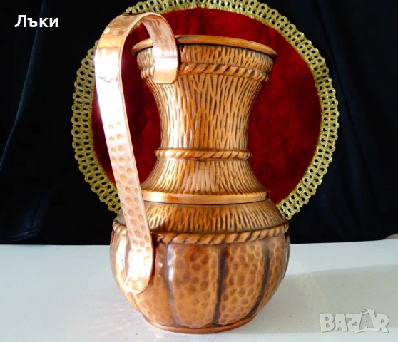 Битова медна кана 1 л.,чиста мед. 