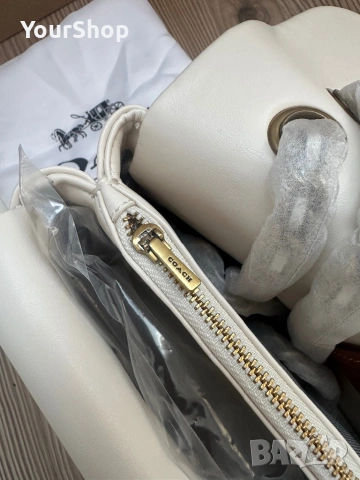 Дамска чанта Tabby Shoulder Bag 26 в бял цвят, снимка 7 - Чанти - 54048984