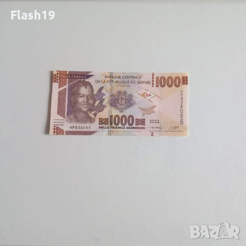 ⭐ Гвинея 1000 франка 2022 (виж описанието)