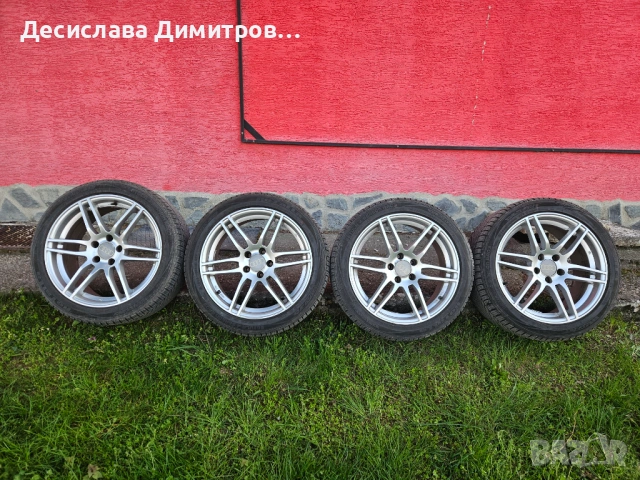 4 бр. лети джанти за АУДИ 18 ски 5/112  8j ет 35  66.5, снимка 2 - Гуми и джанти - 53539402