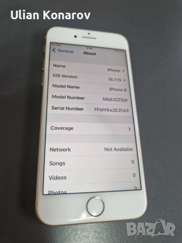 iphone 8 rosegold, снимка 3 - Apple iPhone - 54366946