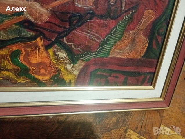 Маслена картина от БГ автор., снимка 3 - Картини - 54117302