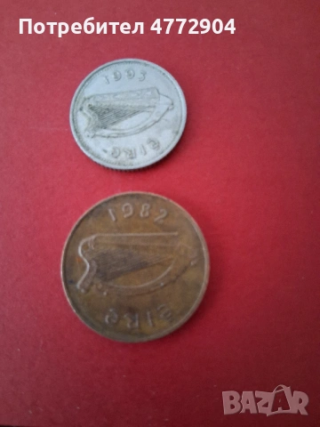 лот монети Ирландия, снимка 2 - Нумизматика и бонистика - 54316922