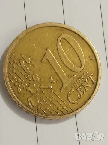 10 евро цента Италия 2002, снимка 2 - Нумизматика и бонистика - 54981215