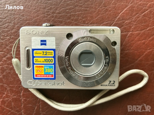 Продавам цифров фoтоапарат sony cyber shot dsc w55