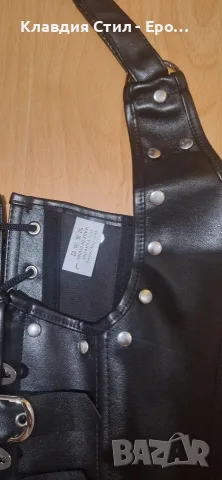 Промоция -10% 🎀 Секси кожен корсет с прашка , снимка 12 - Бельо - 44760431