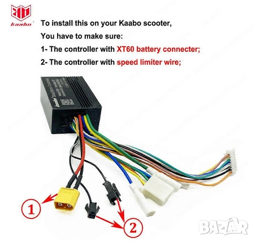 Kaabo ограничител на скоросста, снимка 2 - Части за велосипеди - 54235040