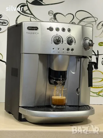 Кафемашина кафе автомат delonghi magnifica с гаранция, снимка 3 - Кафемашини - 55372245