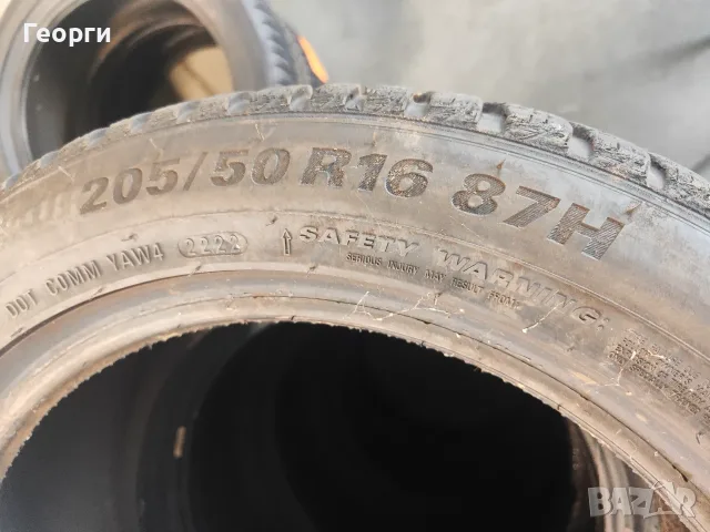 1бр.зимна гума 205/50/16 Kumho, снимка 3 - Гуми и джанти - 55445600