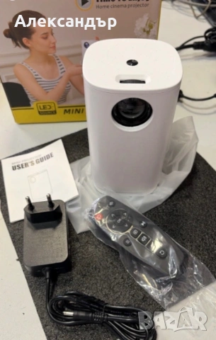 Mini LED Smart HP Pojector (1920x1080,15V,16-100",Speakers,Remote), снимка 2 - Плейъри, домашно кино, прожектори - 55150316