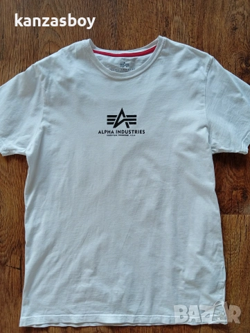 ALPHA INDUSTRIES - мъжка тениска р-р М, снимка 4 - Тениски - 55066914