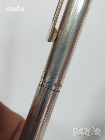 СРЕБЪРНА ХИМИКАЛКА STERLING SILVER SHEAFFER U.S.A, снимка 4 - Други ценни предмети - 53965800