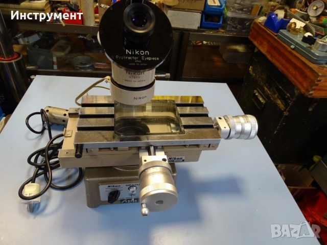 Инструментален измервателен микроскоп Nicon MEASURESCOPE 220V 50Hz, снимка 16 - Други машини и части - 54928308