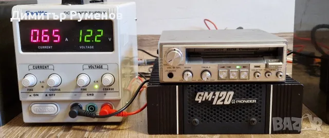 Комплект касетофон и стъпало Pioneer KP-707G, Pioneer GM-120, снимка 4 - Ресийвъри, усилватели, смесителни пултове - 55487009