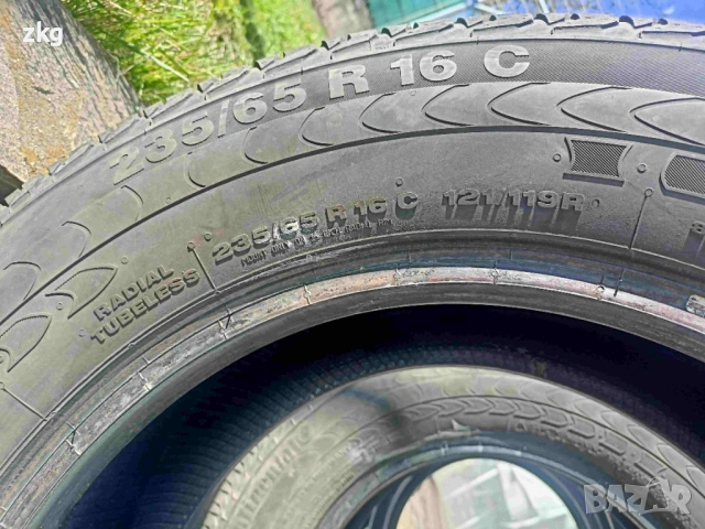 4бр. запазени летни гуми Continental 235/65 R16С, снимка 14 - Гуми и джанти - 54625917