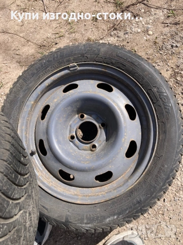 Зимни гуми Michelin 185/55/15 с джанти, снимка 7 - Гуми и джанти - 48195049