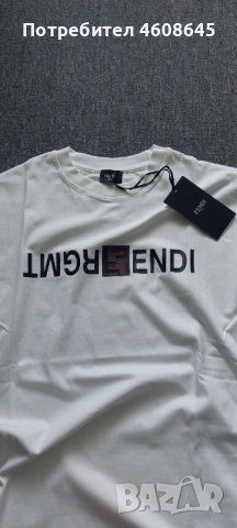 Fendi Мъжка тениска , снимка 3 - Тениски - 54499006