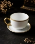 Винтажна порцеланова чаша с чинийка Rosenthal & Oscar Schlegelmilch (1920-те години)., снимка 2