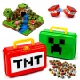 ПРОМО! Куфарче с 92 Магнитни кубчета Майнкрафт, Minecraft magnetic blocks, снимка 3