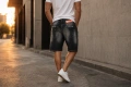 Мъжки къси дънкови панталони Dsquared2 Slim Jean - IT50, снимка 2