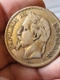 5 франка 1870 год, Наполеон с венец, сребро, тегло 25, 00 гр, проба 900/1000, снимка 1