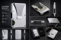Минималистичен RFID портфейл, карти със защита,щипка за пари , снимка 3