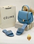 Celine Нови Стилни Дамски Чехли Различни Цветове , снимка 2