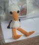 Ръчно плетена играчка Щъркел, снимка 2