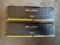 Рам памет Ballistix Crucial 2x16гб ддр4 3200Mhz, снимка 2