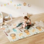 4840 Термо килимче за игра 180x200 см – Дизайн "Лъвчета и Мечета", снимка 1