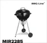 Кръгло сферично барбекю на въглища Mirpol BBQ Line (47 см) с капак и пепелник – Отлично състояние, снимка 1