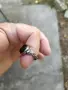 Стар сребърен пръстен с камък, снимка 8