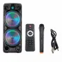 Bluetooth тонколона speaker ZQS-8210 2x8" 4800mAh, снимка 1