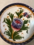 Красива винтидж чиния от керамика ръчно рисувана , снимка 6