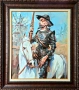 Картина, "Дон Кихот", худ. доц. Йордан Йорданов, снимка 1
