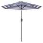 Чадър Оutsunny бял със сини ленти, снимка 2