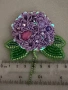Handmade разкошна брошка - Хортензия , снимка 6