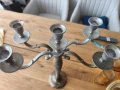 Метален декоративен свещник, снимка 2