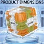 3D лабиринтно кубче с топчета , пъзел играчка за мозъчна тренировка релакс – многоцветно, снимка 5